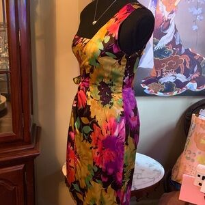 Floral silk THE LIMITED Multicolor Sleeveless Dress